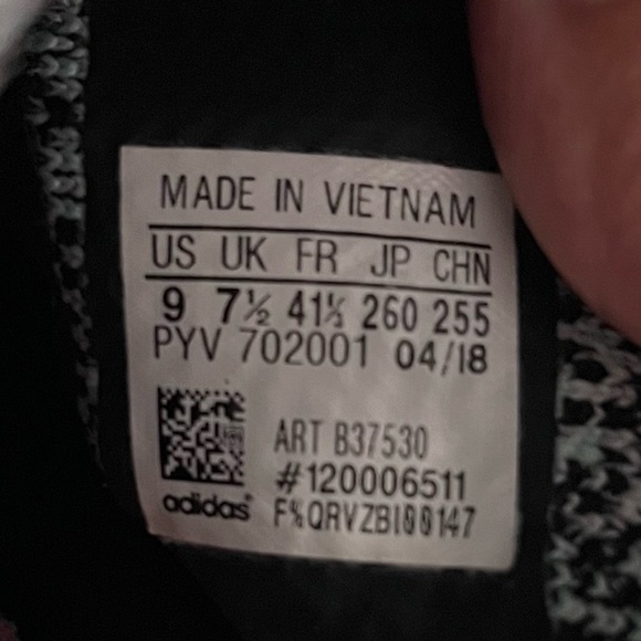 Wmns Adidas EQT Support Sock Core Black Clear Mint | B37530 | Women Size 9 - Picture 10 of 10